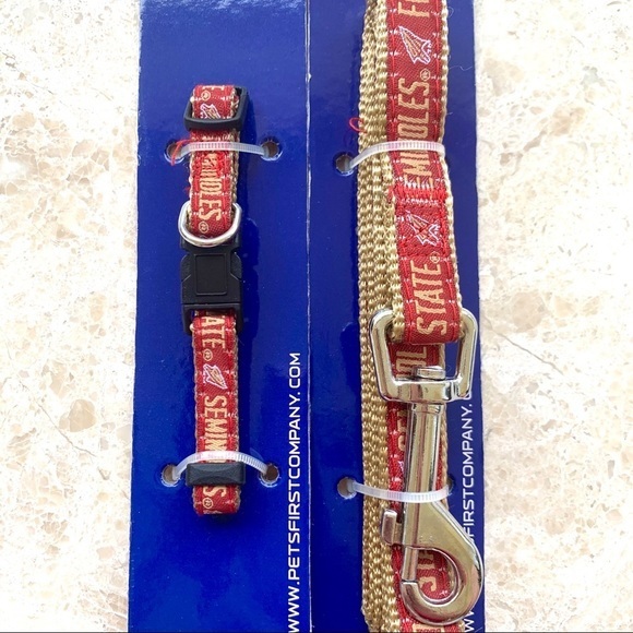 Florida State FSU Small Dog Collar & Leash - Picture 2 of 5